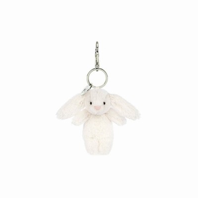 Jellycat Bashful Bunny Cream Bag Charm Australia | 017483TRK